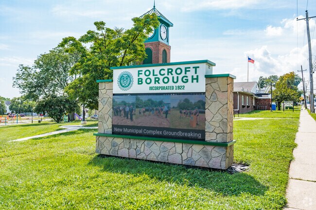 Welcome to Folcroft, PA. A quaint town and easy commute to Philadelphia.