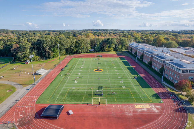 Daniel Hand High School in Madison offers students a state of the art football field.