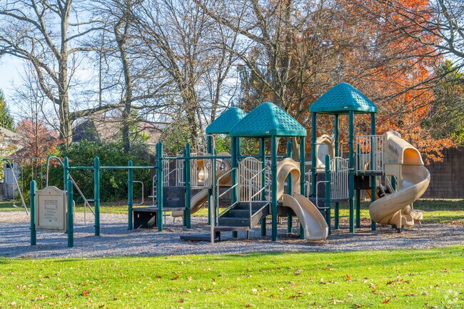 The playground at Troxell Park is a favorite with community kids.