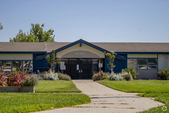 Main entrance to Price Charter Middle School in Cambrian, San Jose CA