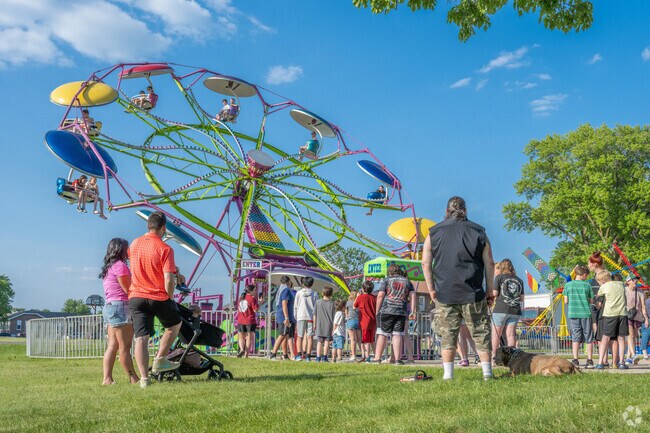 You can enjoy the views from family-friendly rides at Butterfest in Sparta.