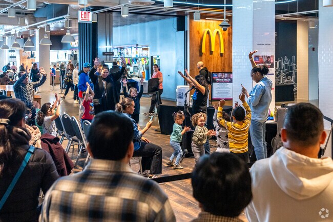 The Spring Break event at Navy Pier in Streeterville has kids dancing and singing.