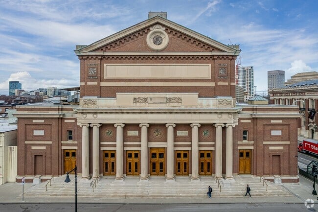 Symphony Hall is a premier acoustic concert hall which is home to the Boston Pops Orchestra.
