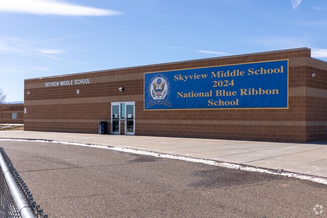 Sky View Middle School is a National Blue Ribbon School, and home to the Titans.