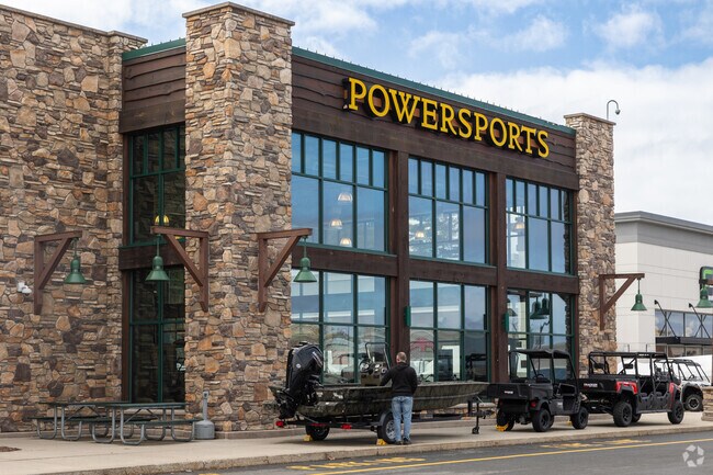 For the latest in boating residents of Gospel Hill can head to nearby Cabela's