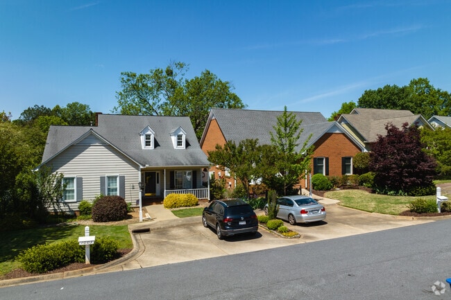 Most homes in Hillbrook sit on small plots of land.