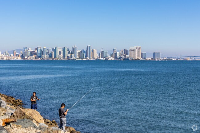 Experience the beauty of San Diego’s coastline at Harbor Island Park at Midway.