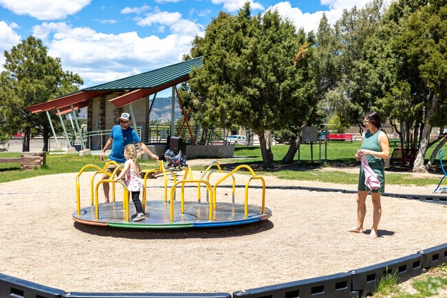 Have fun at Limbach Park in Woodmoor, which has playgrounds and beach volleyball.