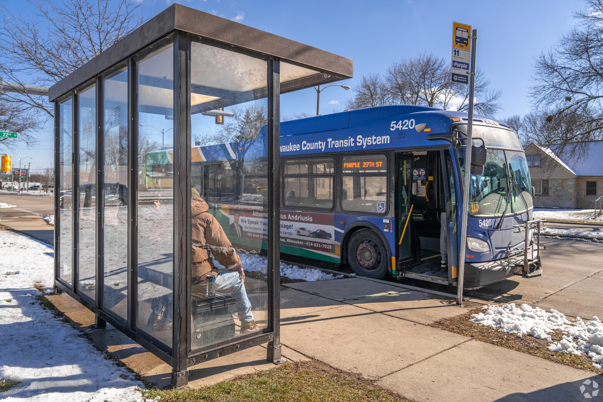 Bus transportation is provided around the Lincoln Park neighborhood by Milwaukee County Transit.