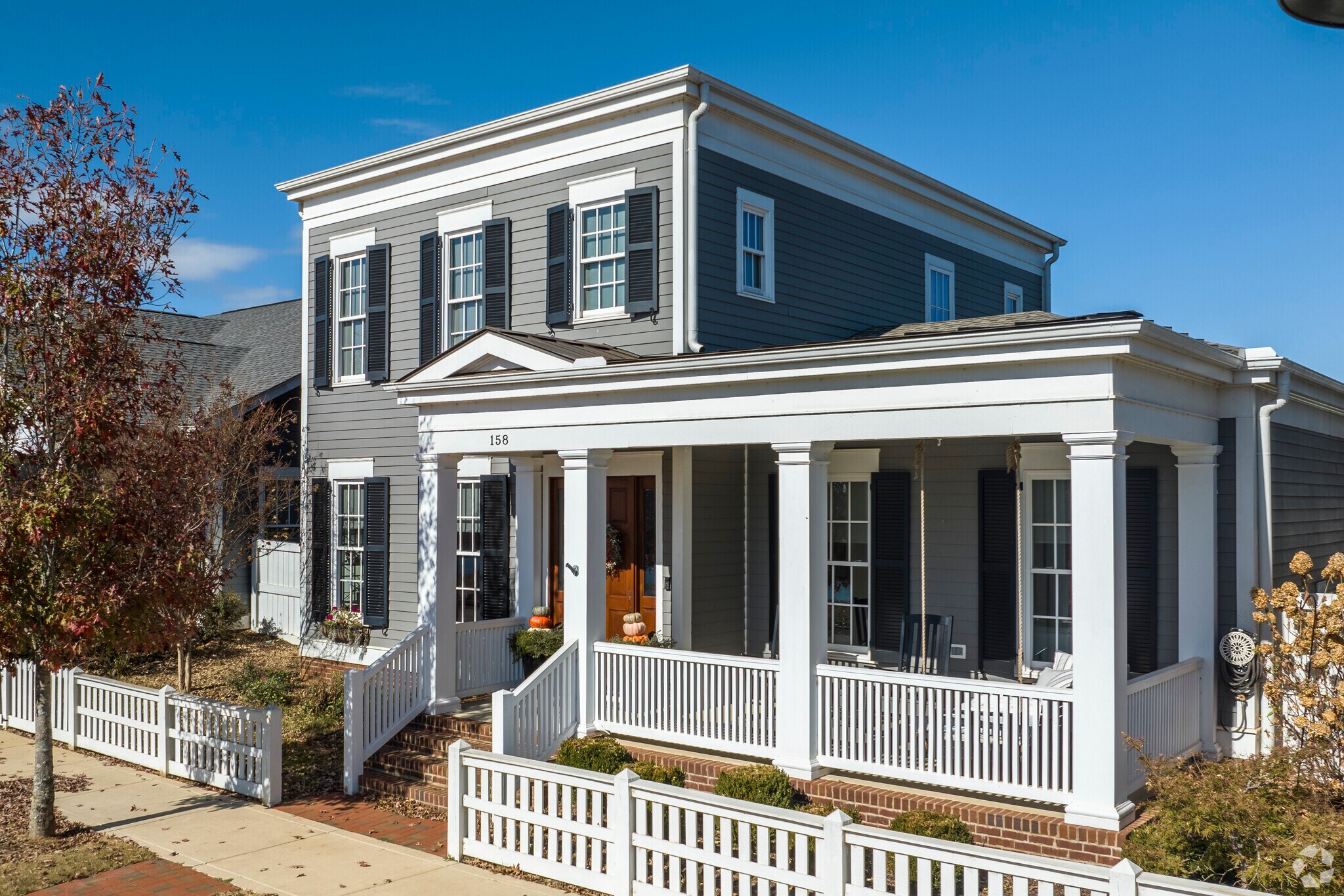 Colonial revivals are a popular style in Greenbrier.