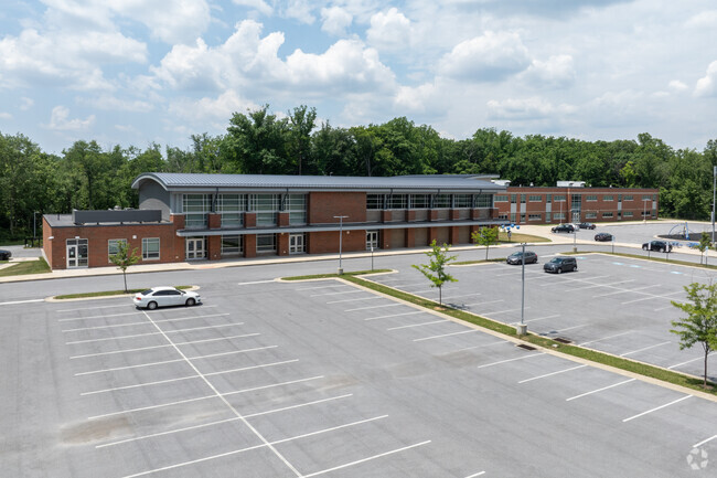 Plenty of parking to be had at Uwchlan Hills Elementary School.