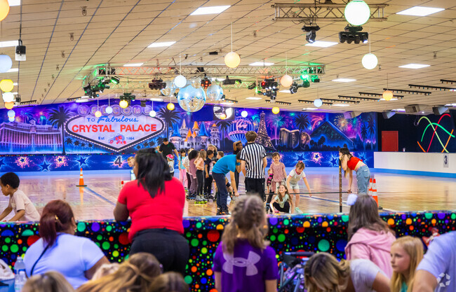 Crystal Palace experiences max capacity as kids and families can go roller skating in Woodcrest.