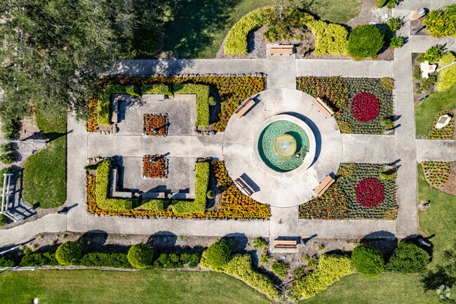 The Bailey Riverbridge Gardens is located on 2.6 acres of riverfront in Ormond Beach.