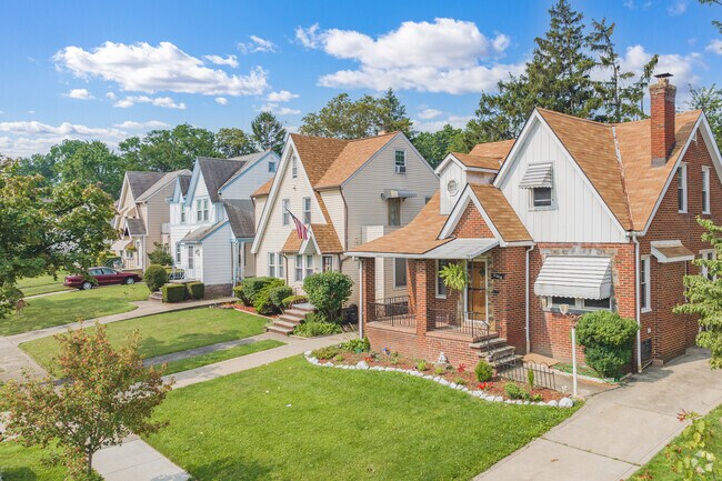 Many styles of homes can be found lining the streets of Old Brooklyn.