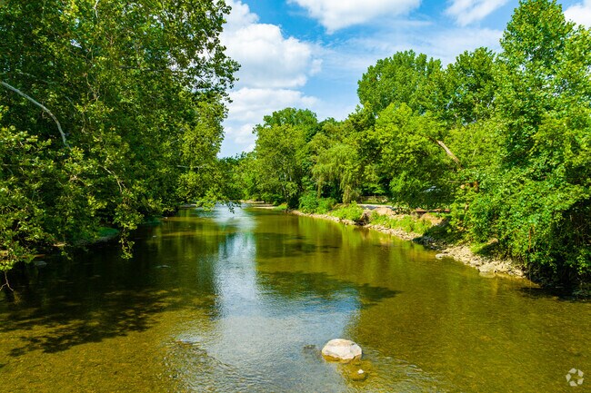 The Woods at Josephinum hug the banks of the Olentangy River.