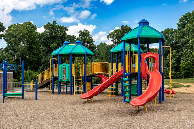 Westbriar Elementary School boasts a large playground for students in Tysons Corner.