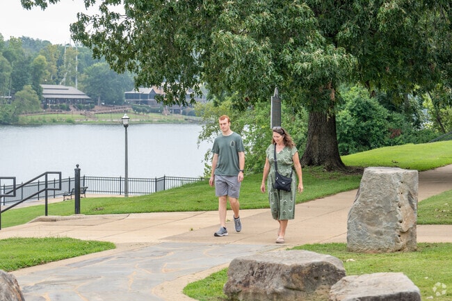 Take a walk at the Park at Manderson Landing.