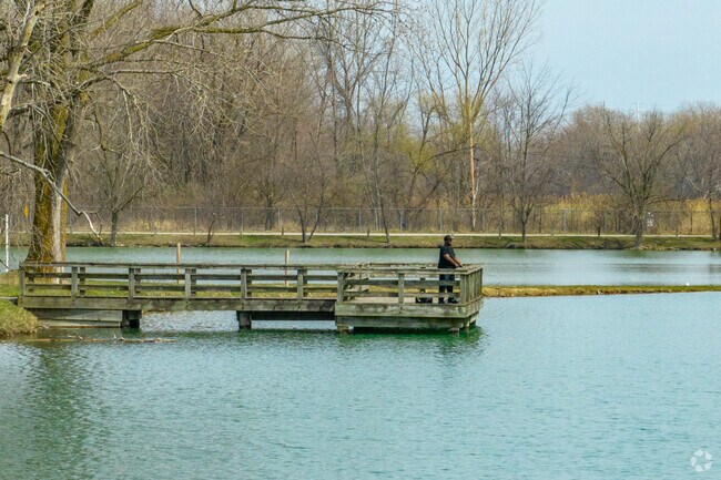 Residents can go fishing at Lake Etta County Park on a nice day in Westside.