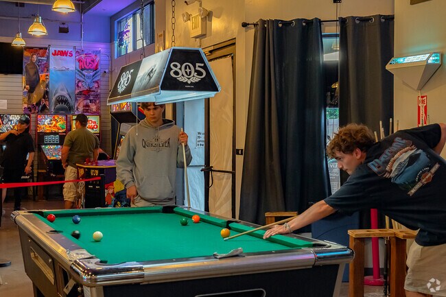 Play a game of pool at BA Start in downtown SLO, minutes from the Johnson area.