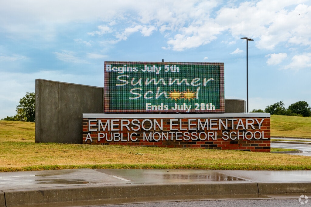 Emerson Elementary School is a part of the Tulsa Public School system.