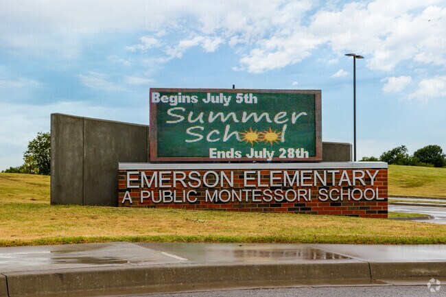 Emerson Elementary School is a part of the Tulsa Public School system.