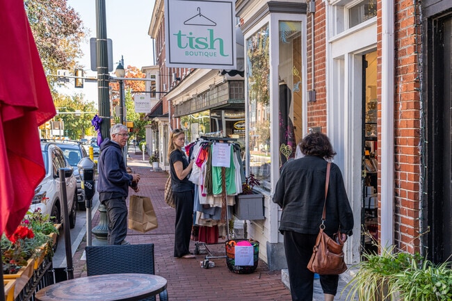 Westtown residents visit downtown West Chester for boutiques and shops.