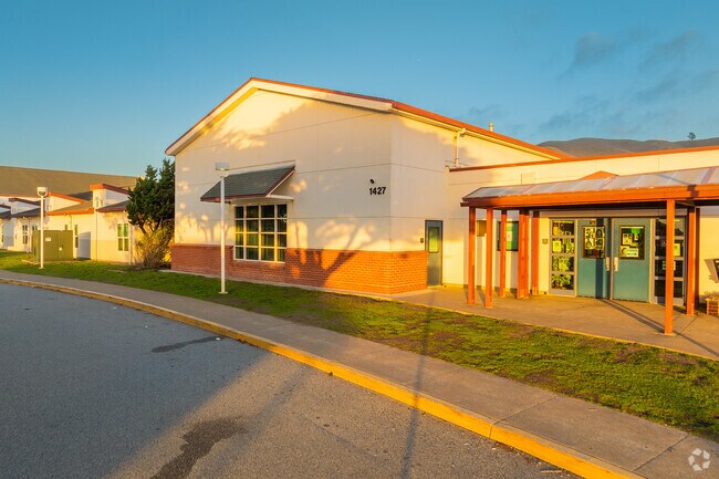 Ingrid B. Lacy Middle School in the Sharp Park neighborhood of Pacifica, CA