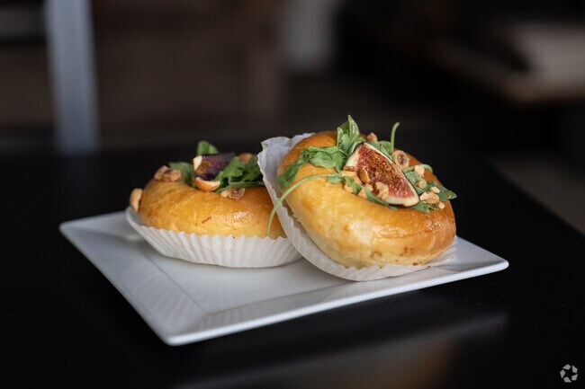 A couple of fig and chèvre brioches from Feté Patisserie will satisfy your sweet tooth.