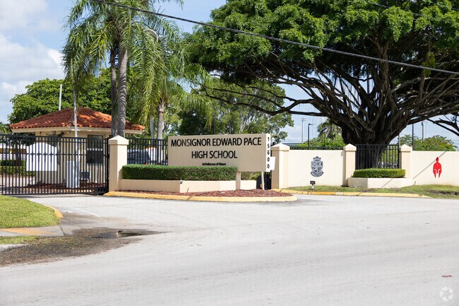 Monsignor Edward Pace High School.