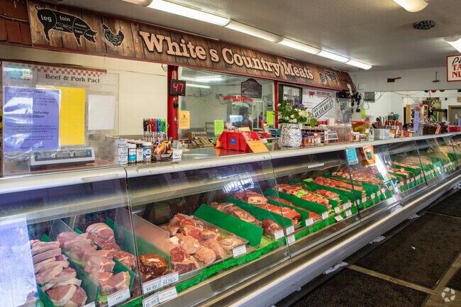 White’s Country Meat sells fresh cuts and deli items in Kelly Creek.