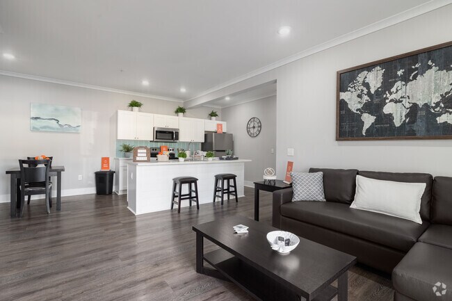 2BR, 2BA - 1153SF - Living Room