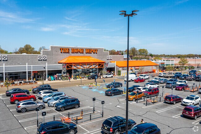 Home Depot is one of the main stores at Ryder Crossing in Milltown, NJ.
