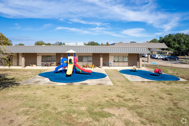 Wedgewood Elementary School has multiple playgrounds for exercise.