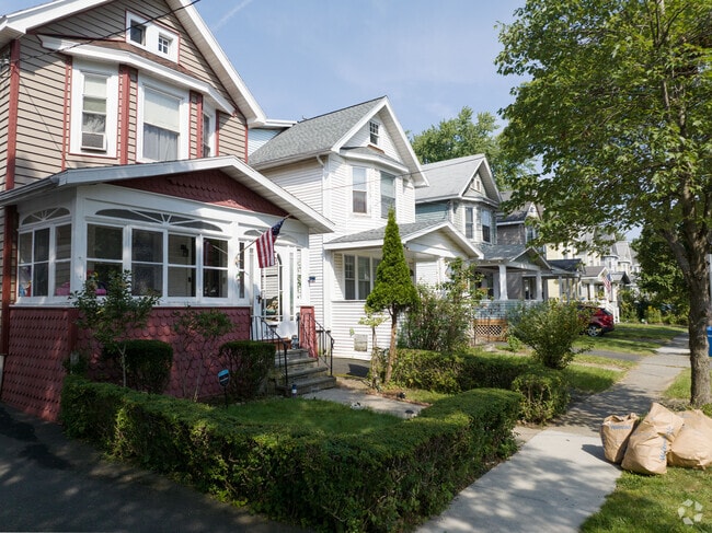 Most Helderberg homes feature front and back lawns on manageable lots.