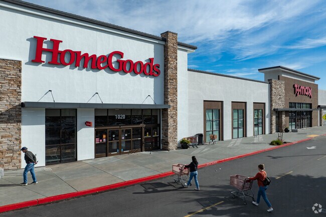 Petaluma shoppers head to Home Goods nearby.