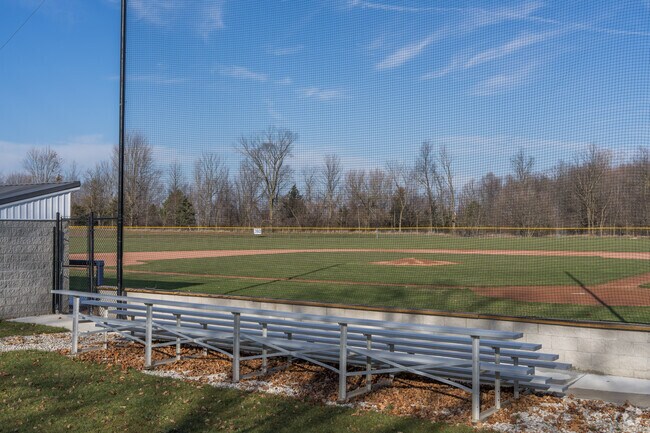 Maplewood Elementary has a baseball field.
