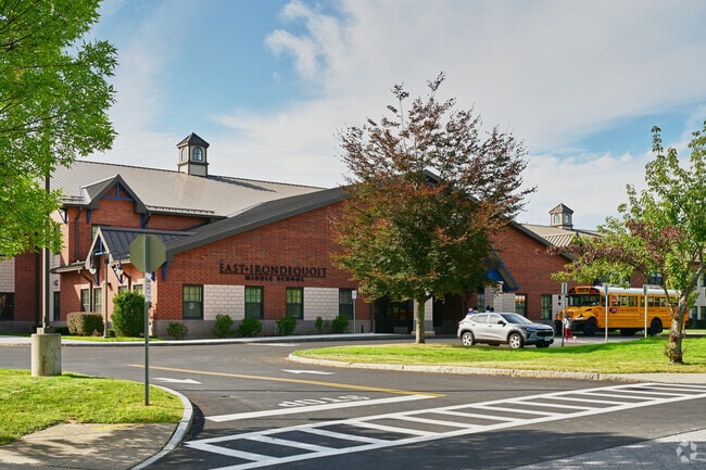 East Irondequoit Middle School exterior.