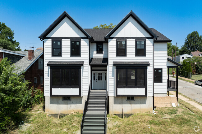 A two story farm house style home is new to the Hi-Pointe neighborhood.