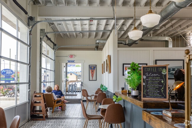 Parlor Doughnuts is a local hangout serving fresh doughnuts and coffee in Clarksville.