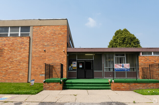 Commonwealth Community Development Academy front entrance in Hamtramck.
