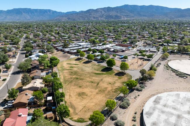 Mc Collum Elementary School can use the grassy fields nearby in Northeast Heights.