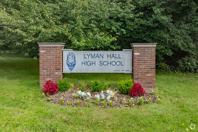 Lyman Hall High School is located at 70 Pond Hill Road in Wallingford, CT.