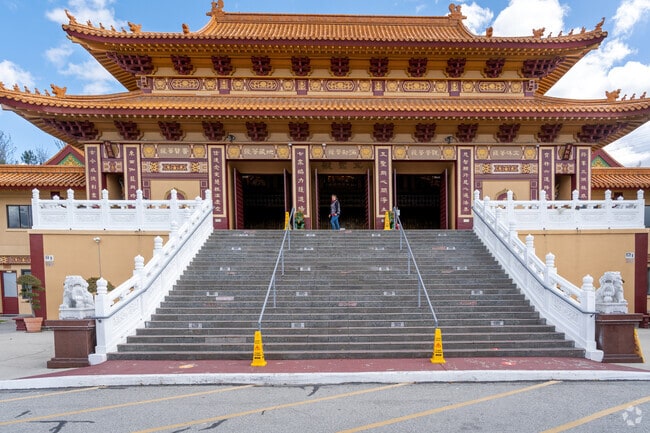 Hsi Lai Buddhist Temple is located in Hacienda Heights.