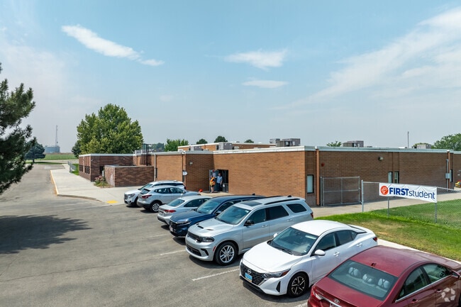 Faculty parking at Union High School.