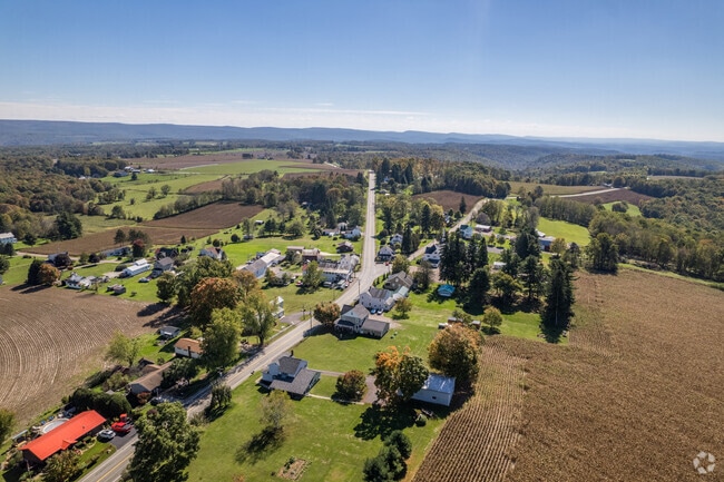 Secluded, rural landscapes define Upper Turkeyfoot near state parks.
