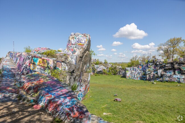 Take a hike along the colorful Quincy Quarries near West Quincy.