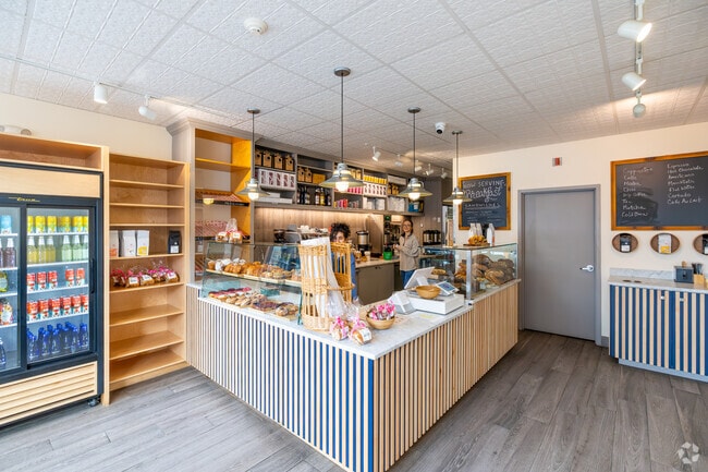 Stop by to G Cafe Bakery in Southport. for some coffee and a sweet treat.