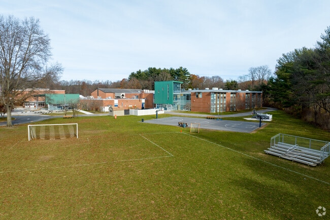 H.C. Crittenden Middle School has a soccer field for students.