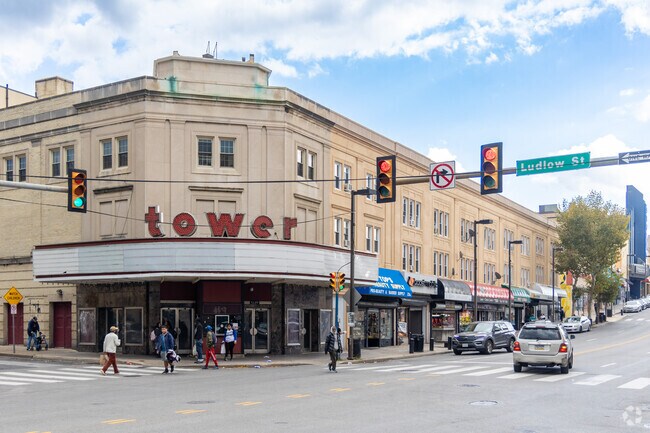 The Tower Theatre in Upper Darby hosts concerts and art shows throughout the year.