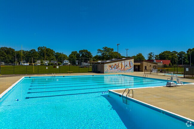 Take a dip at the Hotchkiss Park pool near Edgewood.